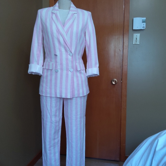Parasol stripe linen jacket - Picture 4 of 7